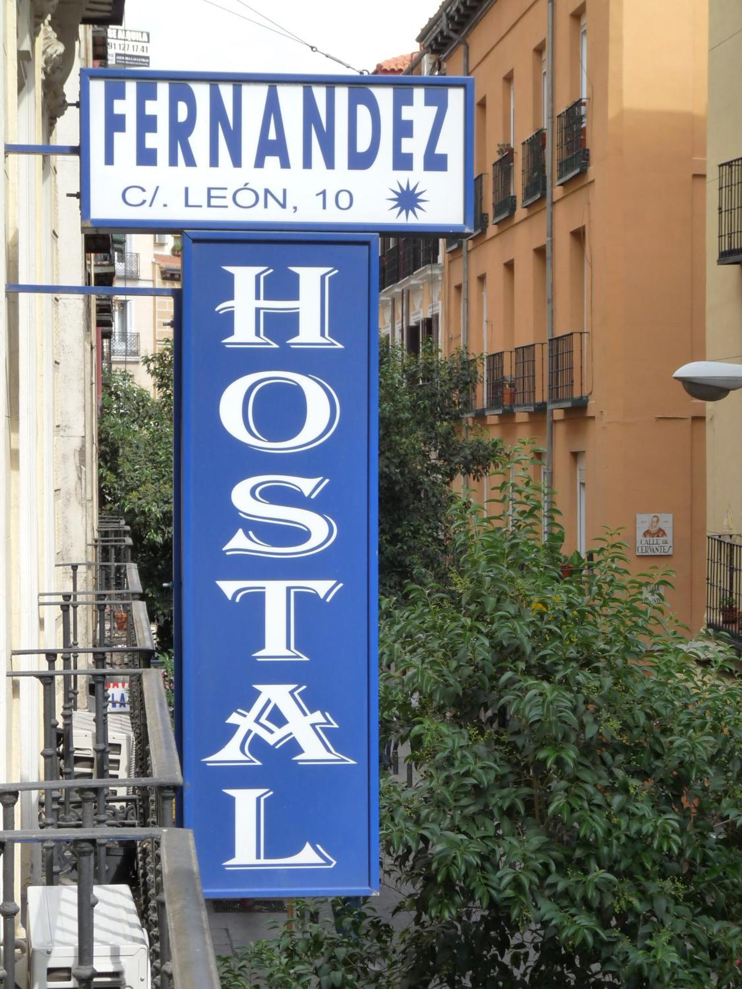 Hostal Fernandez Madrid Eksteriør bilde